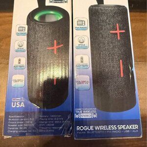 Rogue Wireless Bluetooth Speaker with multi color LED lights